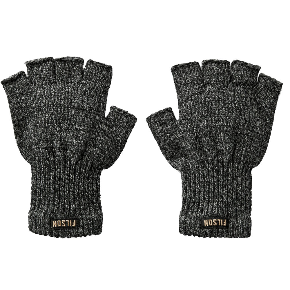 Fingerless Knit Gloves | Charcoal