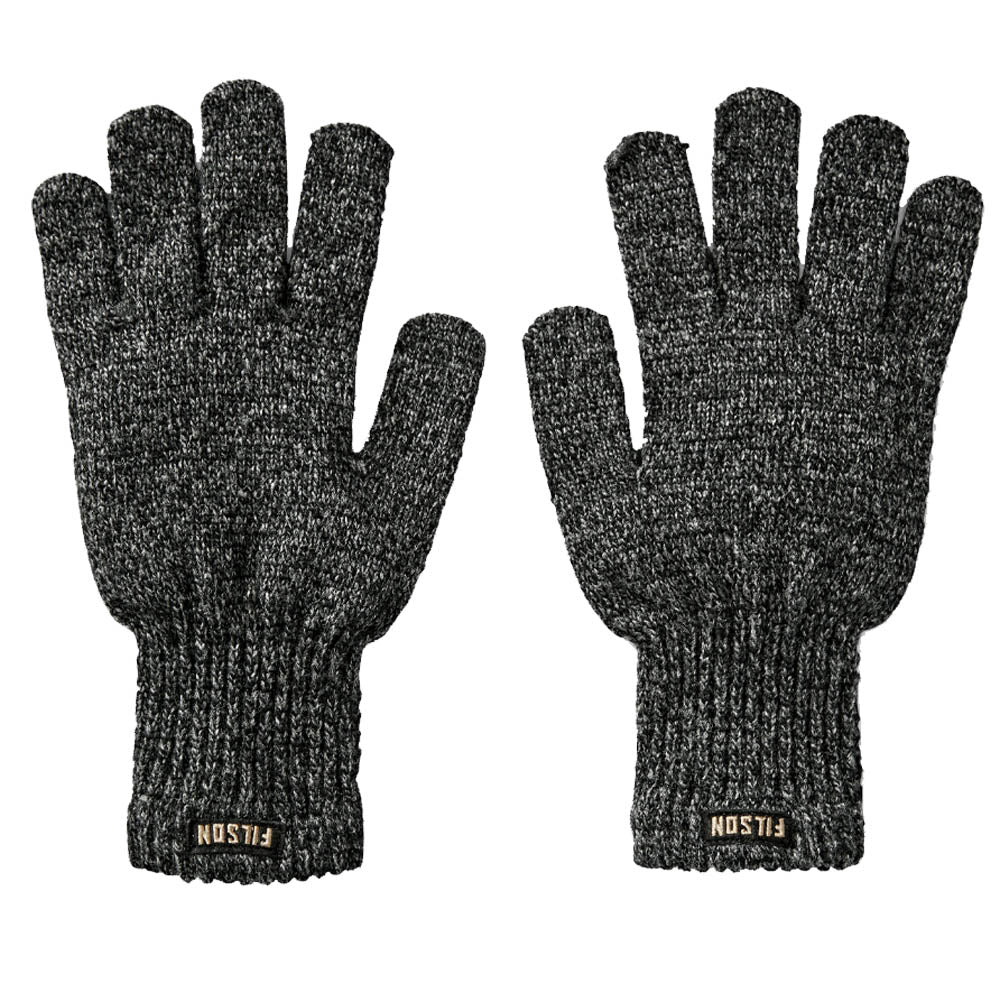 Full Finger Knit Gloves | Charcoal