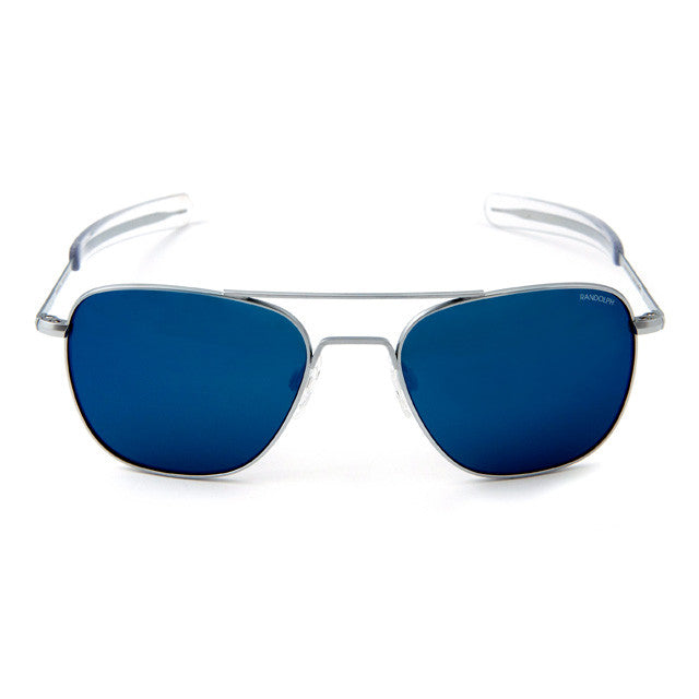 Aviator | Matte Chrome with Atlantic Blue Lens
