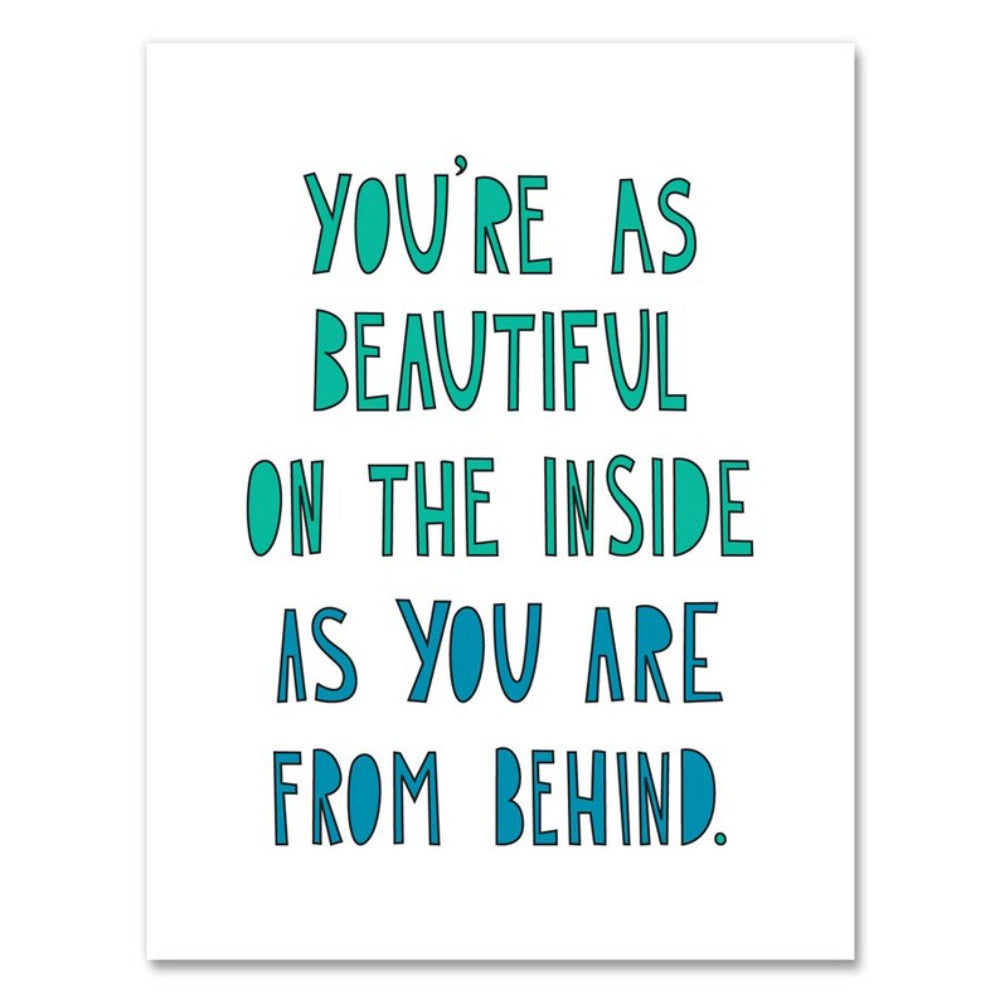 Beautiful From Behind Card - Domestic Domestic