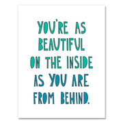 Beautiful From Behind Card - Domestic Domestic