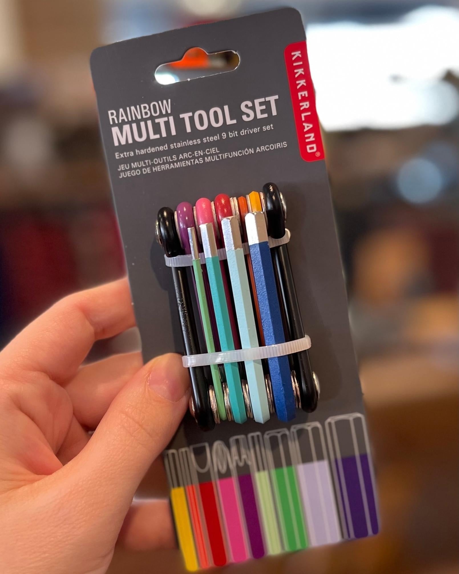 Multi-outils multicolore - Kikkerland