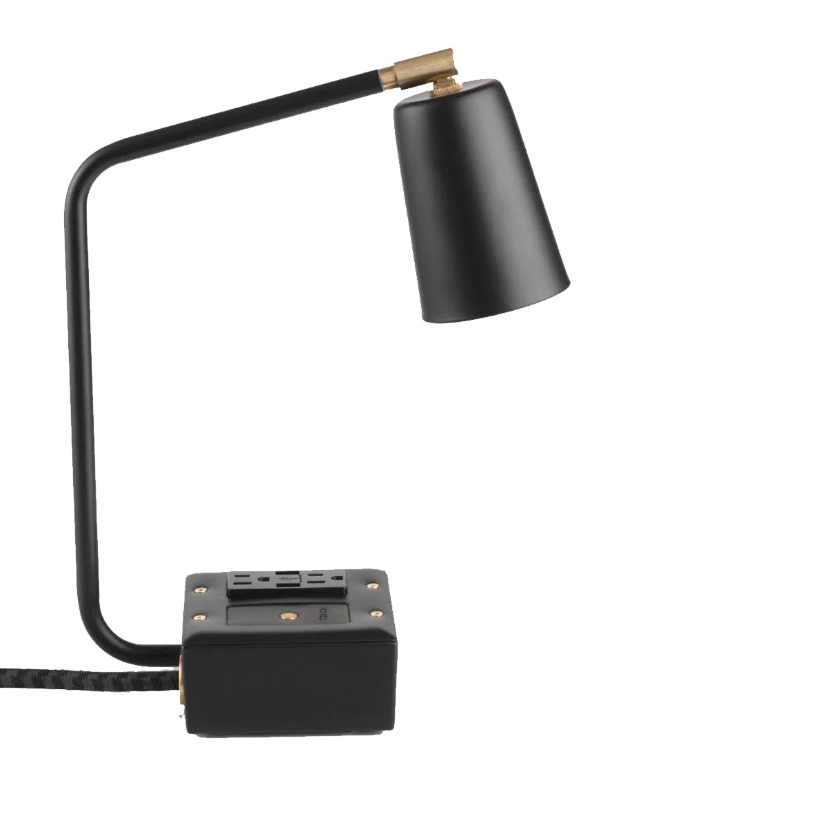 JAX Touch Smart Charging USBC Task Lamp | Carrara Black - Domestic Domestic