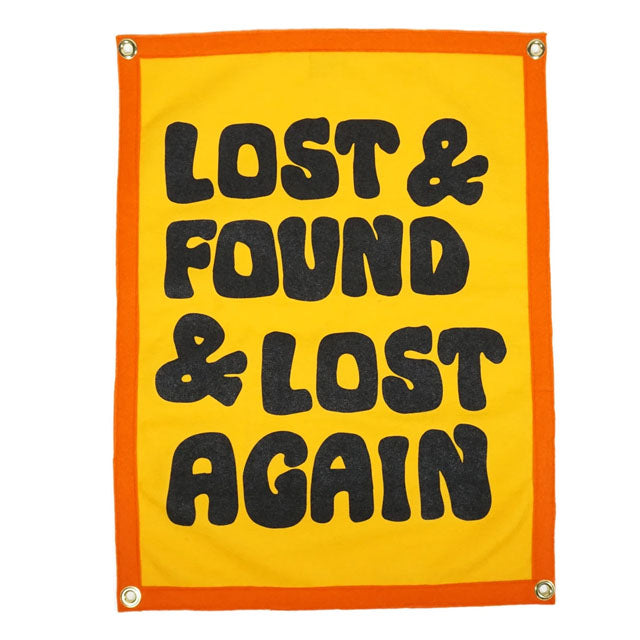 Lost & Found & Lost Again Camp Flag