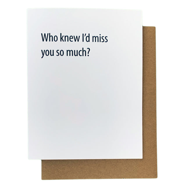 Who Knew Card