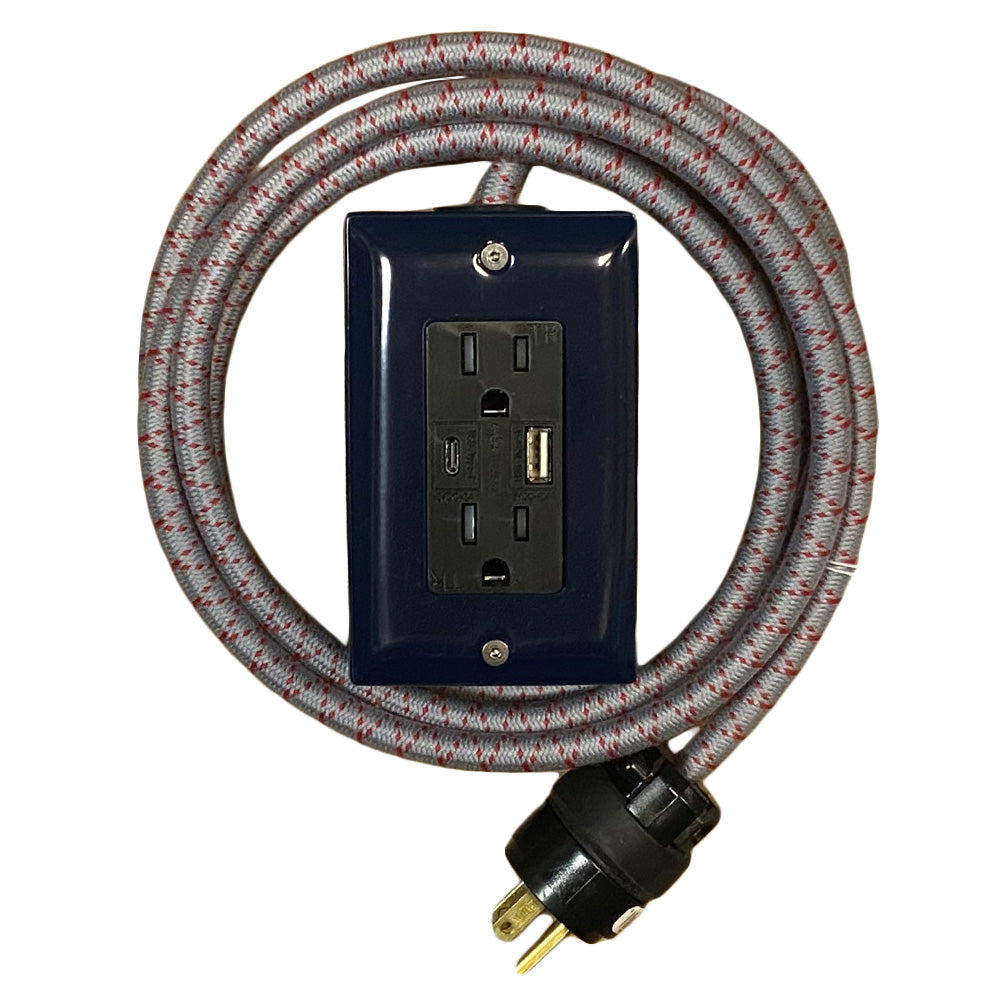 Exto USB C 8ft  | Navy - Domestic Domestic