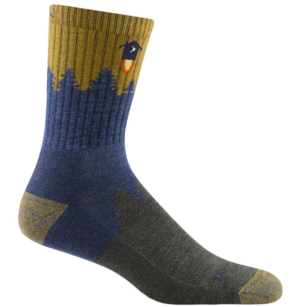 Number 2 Micro Crew Lightweight w Cushion Sock | Denim - Domestic Domestic