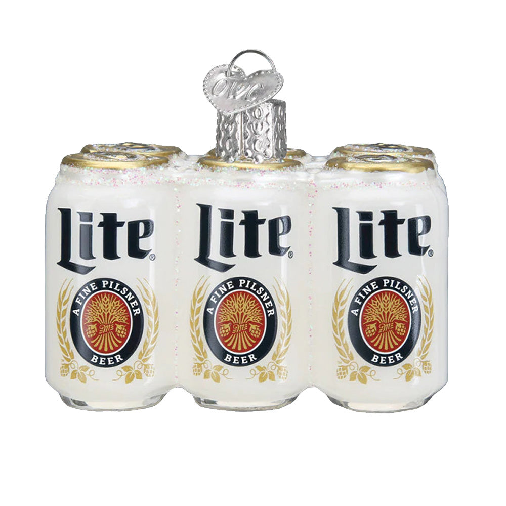 Miller Lite 6 Pack Ornament - Domestic Domestic