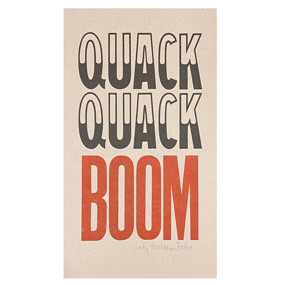 Quack Quack Print | Red