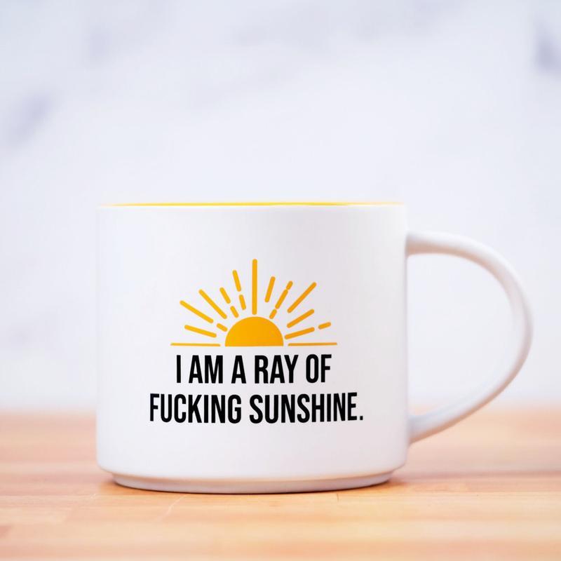 Ray of Sunshine Mug | White