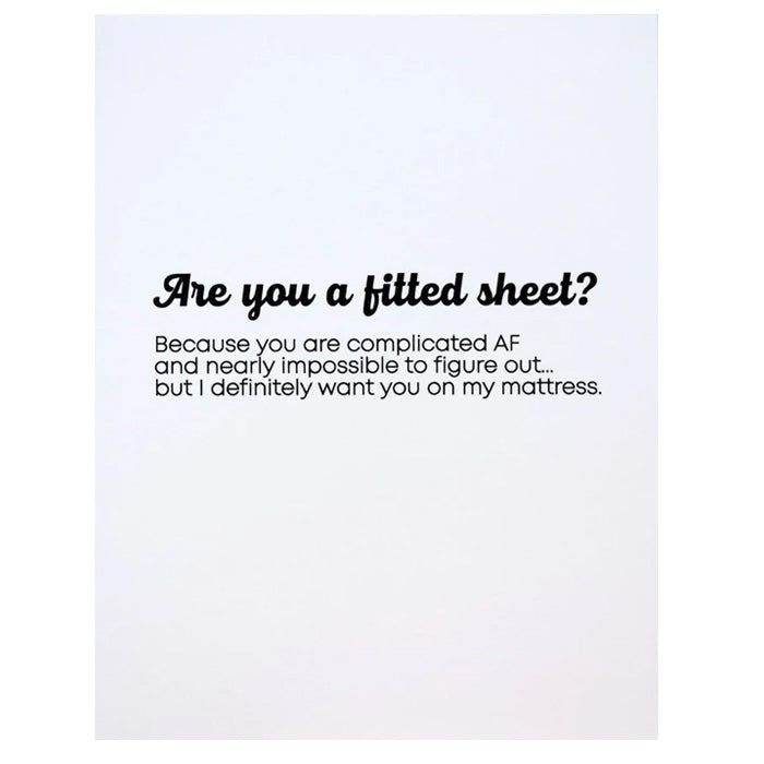 Are You A Fitted Sheet Card