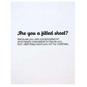 Are You A Fitted Sheet Card - Domestic Domestic