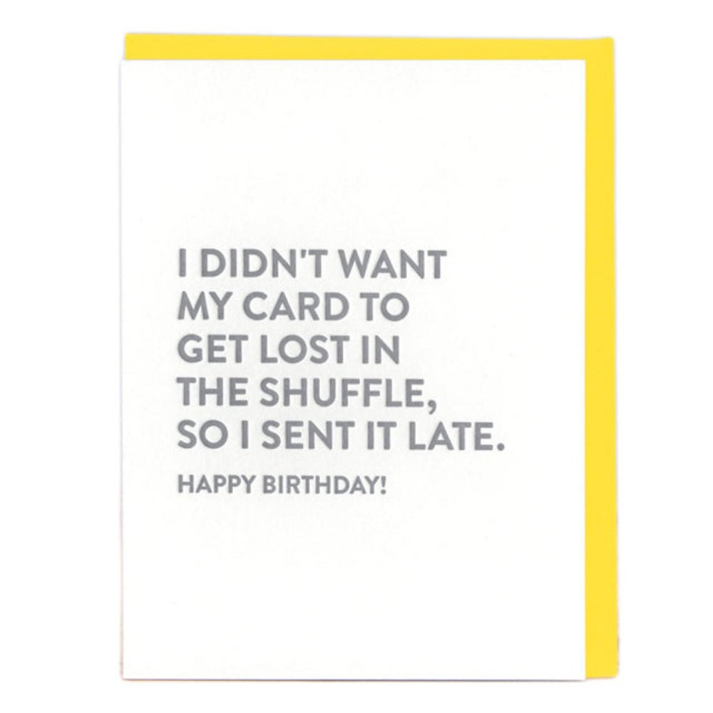 Lost In The Shuffle Card - Domestic Domestic