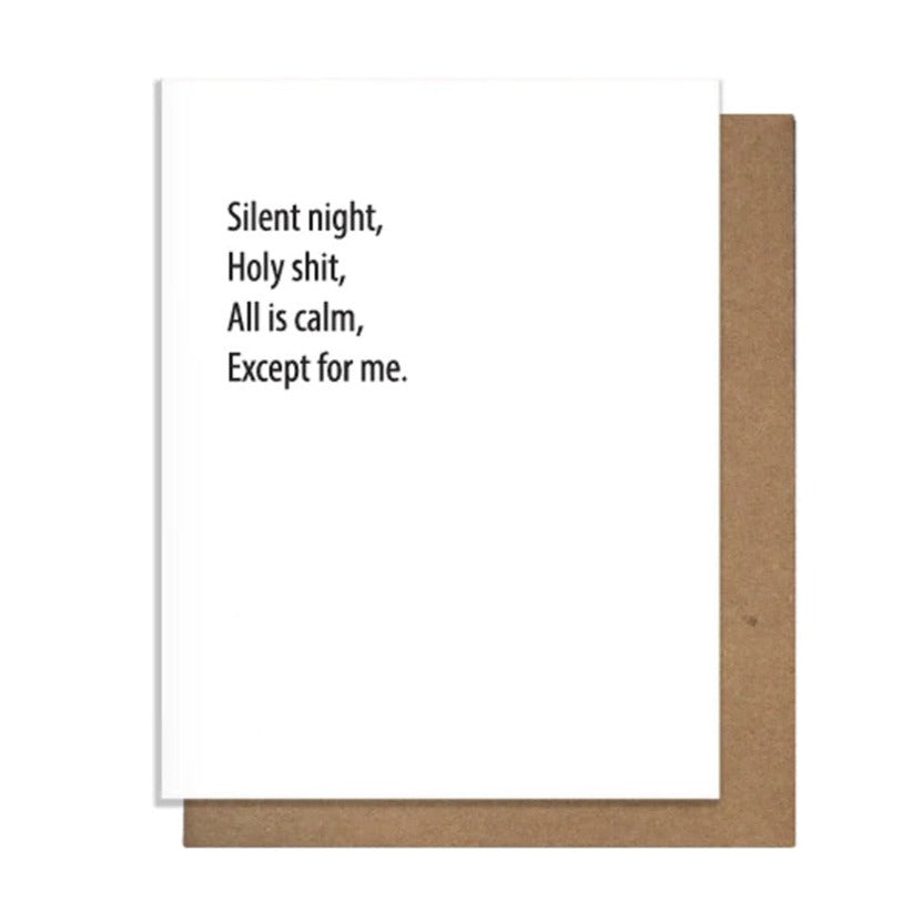 Silent Night Card - Domestic Domestic