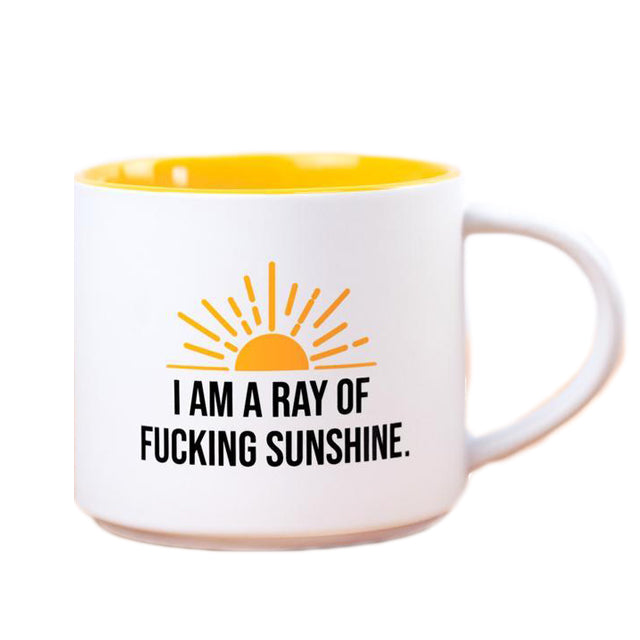 Ray of Sunshine Mug | White