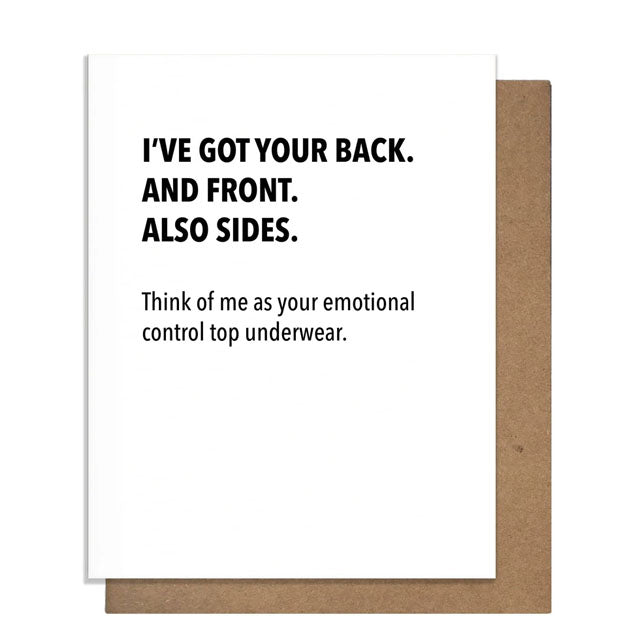 Emotional Support Undies Card - Domestic Domestic