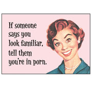 You Look Familiar Magnet - Domestic Domestic
