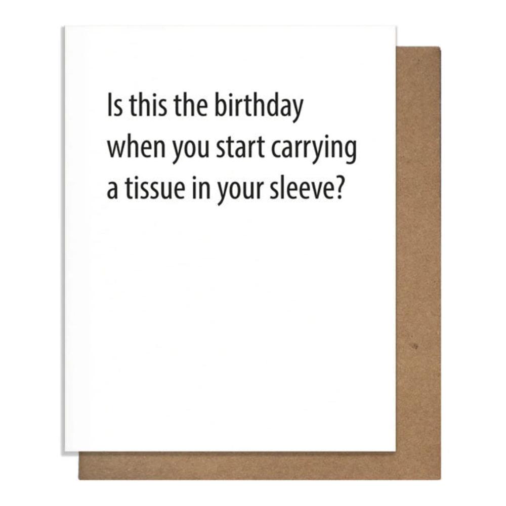 Tissue In Your Sleeve Card - Domestic Domestic